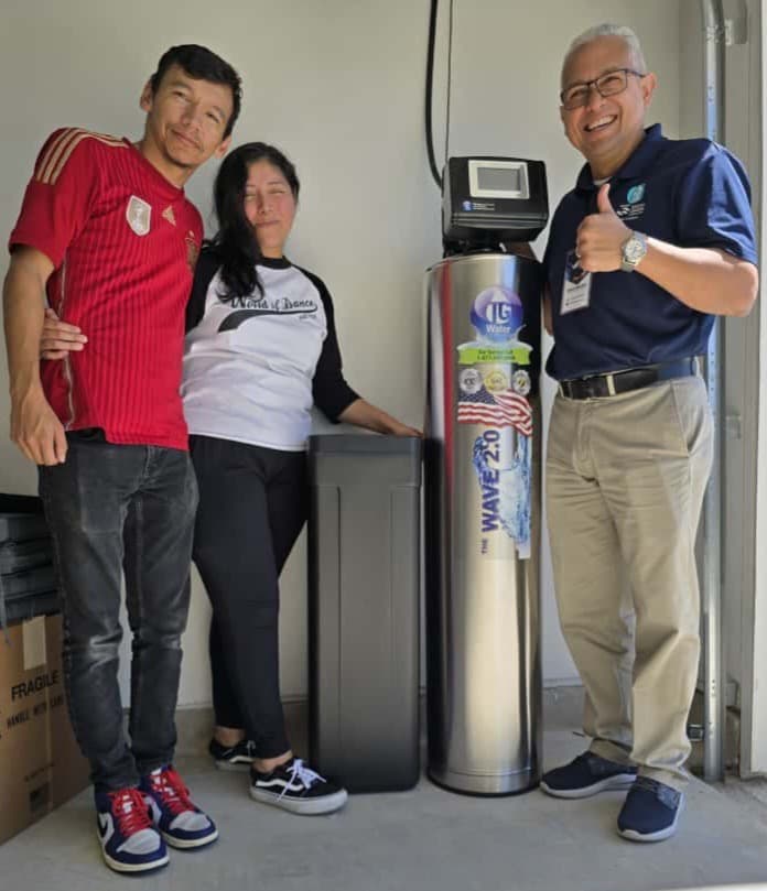 Professional N&M Products water system installation