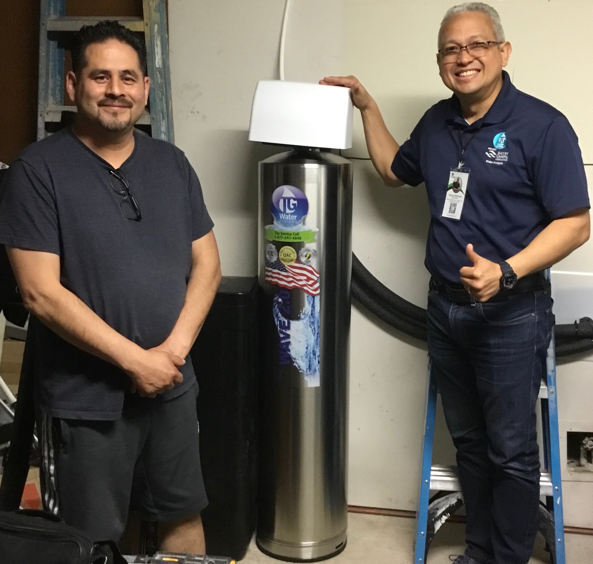 Customer with N&M water system