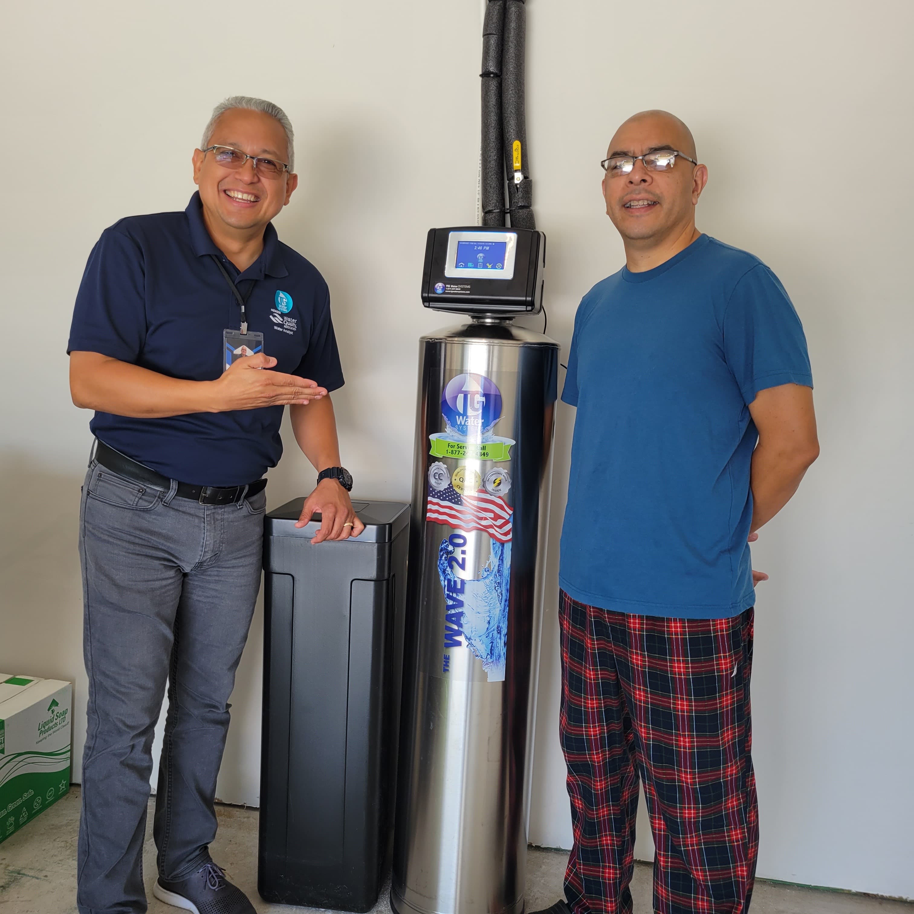 Customer with N&M water system